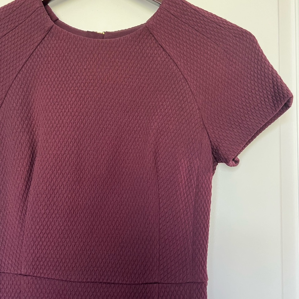 Banana Republic Deep Plum Midi Dress - Picture 3 of 4